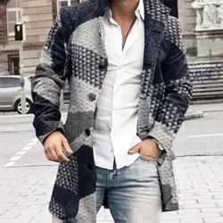Popüler erkekler ceket mizaç trençkotu tek göğüslü soğuk geçirmez cepler ceket ince