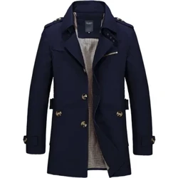 To Tao Brand Trench Coat Ανδρικά 2023 Άνοιξη και Φθινόπωρο 100% βαμβακερό μπουφάν για άνδρες Vintage Windbreaker Casual Jackets Ανδρικά ρούχα