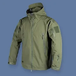 Mænd forår efterår jakke herre hætte trench coat med lynlås lommer forår/efterår til bjergbestigning til udendørs