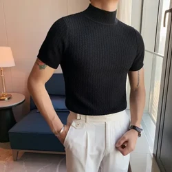 I-Ropa Hombre Autumn Ebusika Ama-Sweaters Amasha E-Turtleneck Abesilisa Izingubo Zabesilisa Zase-Korea Ezinethezekile Ezilingene Ezilingene Casual Pull Homme Pullovers 4XL