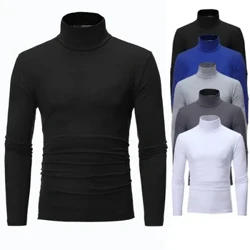 Täze moda bazasy köýnekli erkekler, näzik trikota High beýik boýly pullover Turtleneck switer top köýnek