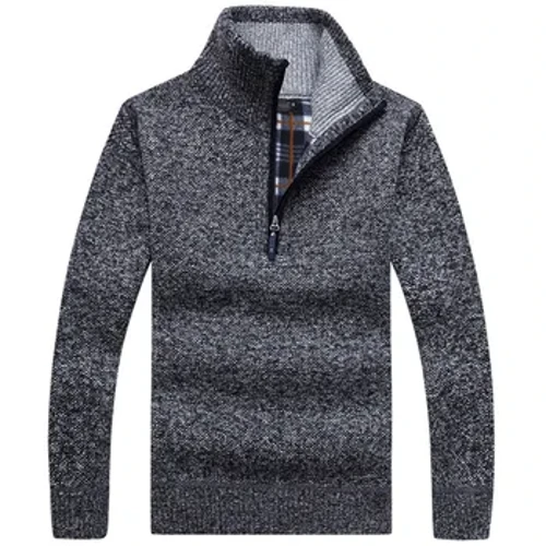 Güýz erkekleriň galyň ýyly trikota Pul pullover Gaty uzyn ýeňli pyşdyl switerleri Zarym Zip ýyly ýyly ýüň Gyş Jumper rahat eşikler