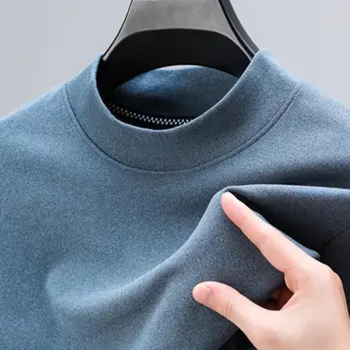 Halfarym pyşdyl trikotawear köýnek Switer Täze güýz / Gyş masgarasy boýnuň köýnekleri Gaty reňkli pul çekiji adam markasy tötänleýin erkek eşikleri