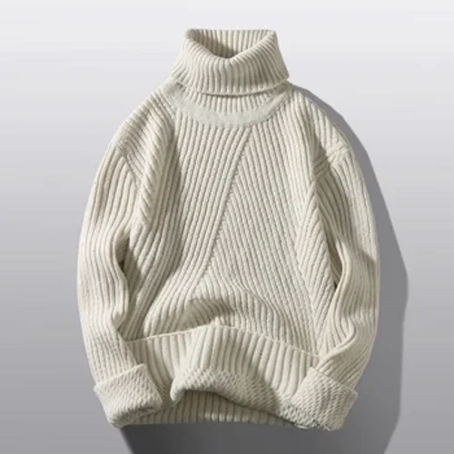 Autumn Winter's Autumn's Turtleneck Sweaters Pullovers Colors Solid Slim Fit Autumn Lalaga Su'e Su'e Su'e Su'e Tane
