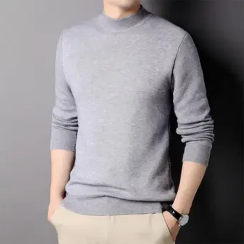 geansaí na bhFear Te agus Compordach Long Muinchille Geansaí Pullover Turtleneck Fir Éadaí Óige Éadaí Cniotála Caol