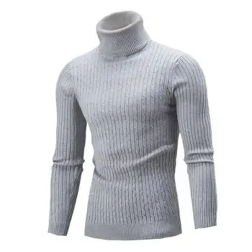 Thương hiệu Nam Áo Len Cao Cổ và Áo Chui Đầu 2023 Mới Thời Trang Áo Len Dệt Kim Mùa Đông Nam Chui Đầu Homme Len Khoác Quần Áo