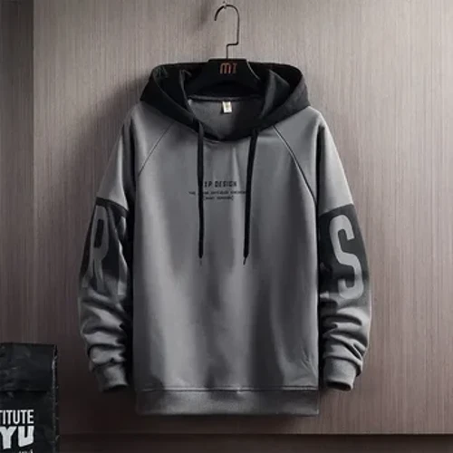 Luvtröjor herr Vår Höst Mode Harajuku Bokstavstryck Luvtröjor Tröjor Herr Streetwear Trend Herrkläder Hip Hop Toppar