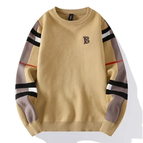 Mềm Mại Ấm Kéo Homme 2024 Mới Thu Đông Cashmere Sang Trọng Áo Len Nam Thời Trang Đan Áo Chui Đầu Cao Cấp Nam Giáng Sinh Áo Len