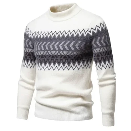 Güýz erkekleriň täze imitasiýa Mink switer ýumşak we amatly moda ýyly trikota Sw switer pullover