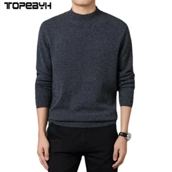 2023 Herrenpullover Warmer und bequemer Langarmpullover Rollkragenpullover Herrenkleidung Strickoberteile