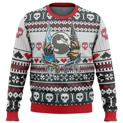 Mortal Kombat - Julekarneval Julegenser 3D-genser Ugly Decoration Julegave Topp Høst- og vinterklær