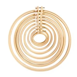 10-20cm Embroidery Hoops Frame Set Magic Embroidery Hoop Rings for DIY Humuhumu Cross Stitch Punch Needle Art Craft Supplies Tool