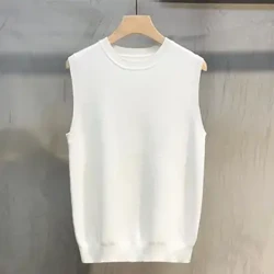 Soonilise kraega vest ühevärviline ülaosa paks kootud kampsun meestele vabaaja o kaelusega pullover soe talvine keskmise pikkusega topp