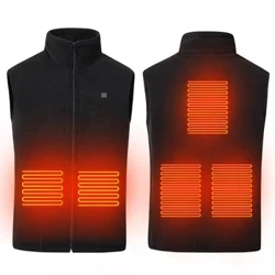 Maglioni riscaldati da uomo Autunno inverno Cappotti ispessiti Gilet Giacche Cappotti in pile Riscaldamento Cappotto di pelliccia sottile di moda caccia di cashmere