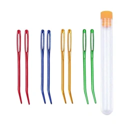 8PCS ýüplük iňňesi, dokalýan iňňe gobelen iňňe dokalýan iňňe, iňňe dokamak üçin uly gözüň iňňeleri