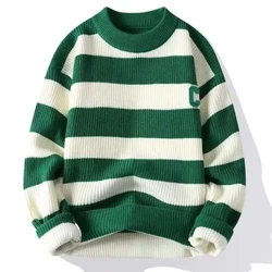 Mùa thu/mùa đông nam PULLOVER TRONG CƯỚI LOOD LOOD STRET STARED BƯỚC Ấm áp và dày thời trang bình thường