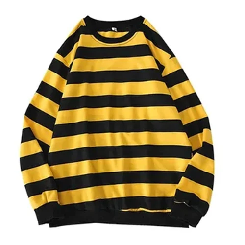 Modako marradun jertseak Unisex Gizonezkoen Udaberriko Udazkeneko Mahuka Luzea Harajukuko Jertse Solteak Kamisetak Tamaina handiko Pulluvers Gizonezkoen Alkandora