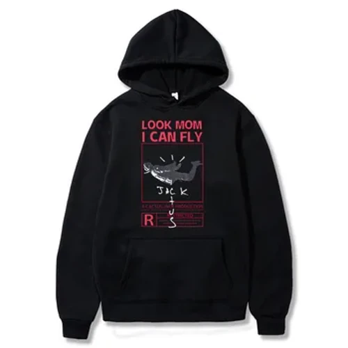 KEE MAM I CAN FLYFunny Grafiken Gedréckt Männer Fra Streetwear Hoodie Hooded Sweatshirts Pullover Unisex Tracksuit Clo