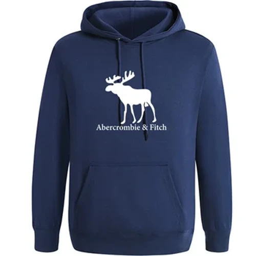 Otoño nueva moda Sudadera con capucha ciervo impreso más polar elástico Tops pulóver Casual hombres sudaderas con capucha sudaderas ropa informal estilo Hip Hop