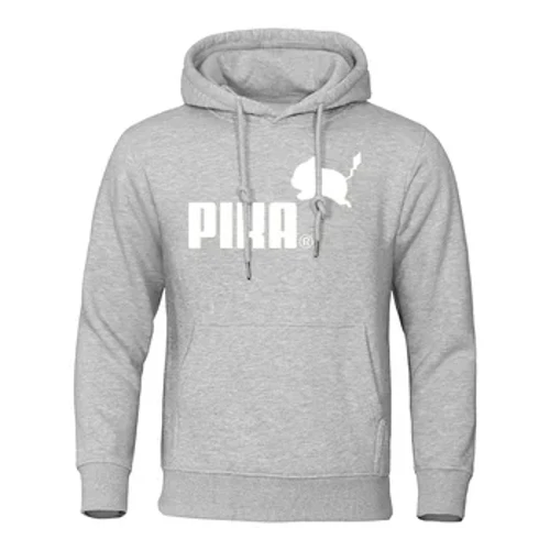 Patrwm Cartwn Doniol Rhedeg Naid Argraffu Hwdis Dynion Anime Dillad Stryd Rhydd Harajuku Hoody Rhydd Hydref Poced Siwmper Achlysurol