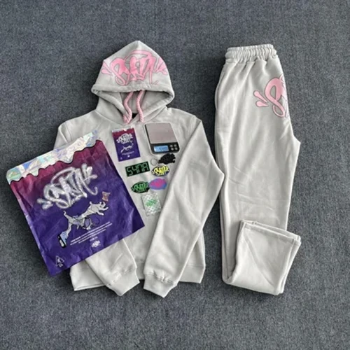 Syna World Designer Tracksuit Synaworld Dynion Merched Y2K Hoodie Cotwm Pants Loncian Siwt Dillad Chwaraeon Gorau Siwmper Stryd Fawr Rhydd