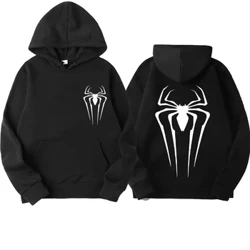 Modello ragno autunno e inverno nuovo pullover da uomo e da donna street spider stampa felpa con cappuccio felpa con cappuccio allentata