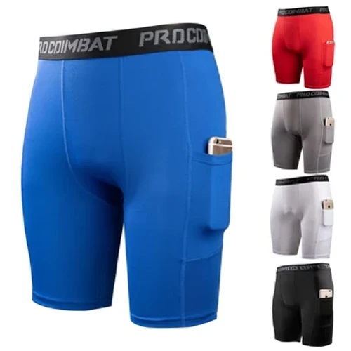 Heta män Quick Dry Short Herr Kompression Löptights Gym Fitness Sport Shorts Leggings Herr Underkläder