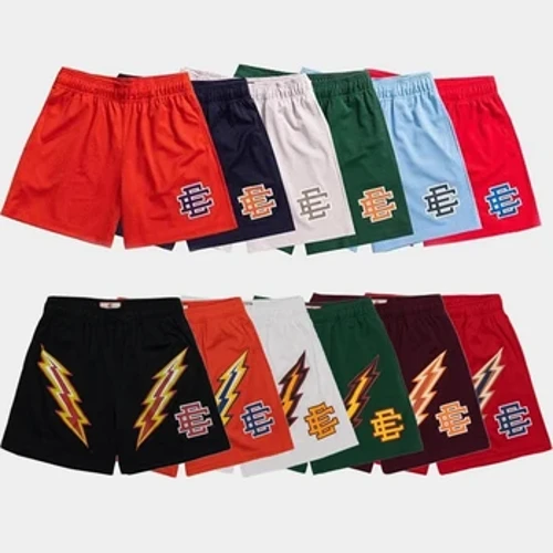 EE Eric Emanuel Men Beach Board Shorts aclaíochta Oiliúint Aclaíocht Spórt Pants Gearr Mná Giomnáisiam Samhraidh Mogall Bogshodar Shorts Corr