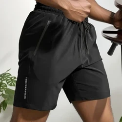 Quần short nam thể thao, thể dục, đạp xe, quần short đi bộ đường dài ngoài trời, chạy nhanh khô, mát mẻ, thoáng khí, thấm mồ hôi và micro