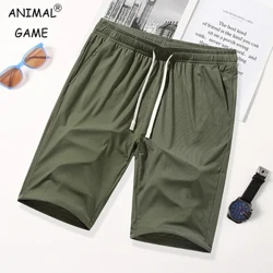Mới Nam Rời Nhẹ Quần Short Mùa Hè Thoáng Quần Jogger Quần Tập Gym Quần Ice Silk Quần Áo Bảo Hộ Lao Động Quần Đi Biển