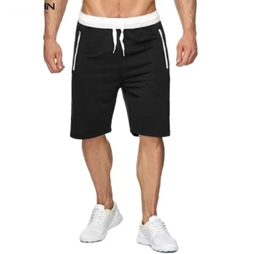 Nam Chạy Quần Short Miếng Dán Cường Lực Tập Quần Short Túi Dây Kéo Thể Thao Tập Gym Khô Nhanh Ngắn Thường Ngày 2022 Mùa Hè Mới Tập Thể Hình Quần Short