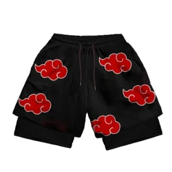 Shorts Anime Performance Shorts Fir Mná 2 In 1 Giomnáisiam Shorts Manga 3D Print Mogalra Spóirt Thapa Tirim Pants Gearr Aclaíocht Samhraidh