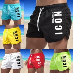 2023 Udako Gizonezkoen Igeriketa Kirolak Bainujantzia Gizonezko Bainujantzia Igeriketa Enborrak Sexy Hondartzako Galtza Motzak Surf Taula Gizonezkoen Arropa Prakak