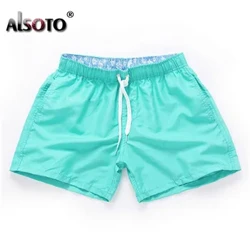 Baddräkt Beach Snabbtorkande Trunks För Herr Badkläder sunga Boxershorts zwembroek heren mayo Boardshorts Fast Dry Trunks