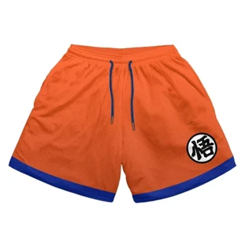 Anime Shorts Achlysurol Dynion Merched Manga Cartwn Chwaraeon Gym Shorts Ffitrwydd 3D Argraffu Cyflym Bwrdd rhwyll Sych Shorts Haf Gwryw