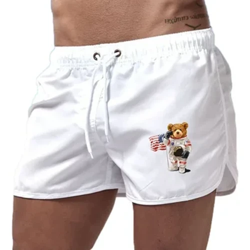Pant Byr i Ddynion Haf Dillad Nofio Lliwgar Dyn Swimsuit Nofio Trunks Shorts Traeth Sexy Bwrdd Syrffio Pants Dillad Dynion