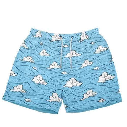 Anime Quần Short Tập Gym Nam 3D In Hình Quần Nhanh Khô Lưới Cổ Ban Quần Short Cho Mùa Hè Để Chạy Bộ Thể Dục Bóng Rổ