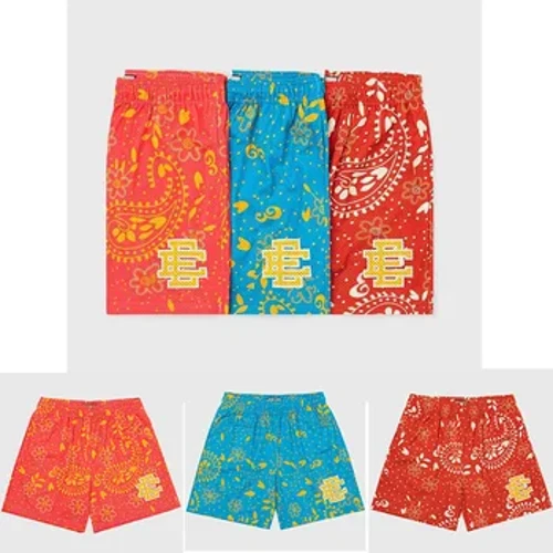 EE Eric Emanuel Muškarci Beach Board Shorts Fitness Training Workout Sportske kratke hlače Ženske ljetne kratke hlače za teretanu Mrežaste ležerne kratke hlače