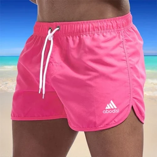 Erkekler yüzme şortu Yaz Baskı kısa pantolon Erkek Mayo Sandıklar Seksi plaj şortu Sörf Tahtası Hızlı Kuru Pantolon Chort Homme