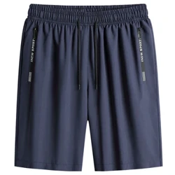 Poletne ozke kratke hlače Cool Beach Pants Zip žep z elastičnim pasom činč hlače kratke hlače za prosti čas kratke hlače kratke hlače s potiskom v prazno poletje
