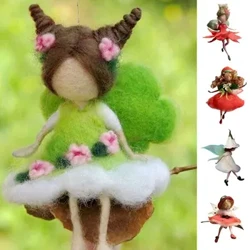 1 set Little Fairy DIY vunene igle za filcanje Paket vunenih filc lutke zanatske igle od filca rukotvorine nedovršeni Poked set poklon