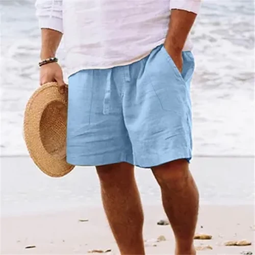 Katta oʻlchamli paxta zigʻirdan qilingan shortilar S-5XL boʻsh shimlar Erkaklar bir tekis rangli shortilar Pantalones Cortos Gym Fitness Sport Bermuda Yangi