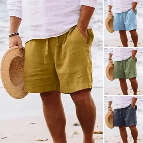Shorts Fir Samhraidh Pócaí sreangán tarraingthe Cosa Dhíreach Leathan Fad glúine Fireann Sweatpants Loose Bodybuilding Joggers Pants Cool Short