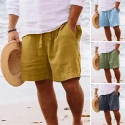 Shorts Fir Samhraidh Pócaí sreangán tarraingthe Cosa Dhíreach Leathan Fad glúine Fireann Sweatpants Loose Bodybuilding Joggers Pants Cool Short