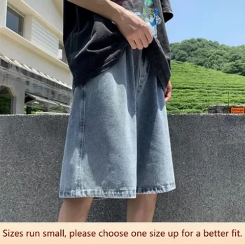 Erkekleriň köpugurly ýumşak Denim Şortlary Üzümi Göni aýakly stil Tomusda tötänleýin geýmek üçin amatly