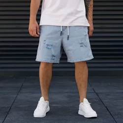 Erkekleriň “Denim” şortikleri, “Denim balaklary” ýyrtdy