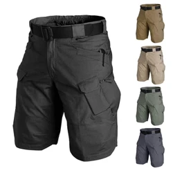Mùa Hè Chống Nước Thoáng Nhiều Túi Quần Short Nam Quần Shorts Chiến Thuật Quần Ngắn Nam Quần Áo Ngoài Trời Săn Bắn Câu Cá