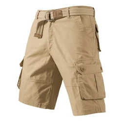Cargo Pen-glin Shorts Dynion Chwaraeon Byrion Bermuda Achlysurol A Maint Hanner Pants Cotwm Golff Rhedeg Syth Campfa Shorts Pants