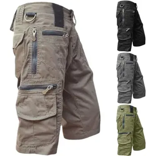 Quần Quân Sự Quần Shorts Nam Ngụy Trang Quân Đội Chiến Thuật Quần Jogger Quần Short Màu Nhiều Túi Mùa Hè Quần Short Dạo Phố