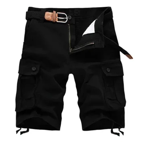 Samhraidh 2024 Baggy Fir Ilphóca Gearr Lasta Míleata Cotton Fireann Khaki Mens Shorts Oirbheartaíochta Pants Gearr 29-44 Gan Chreasa